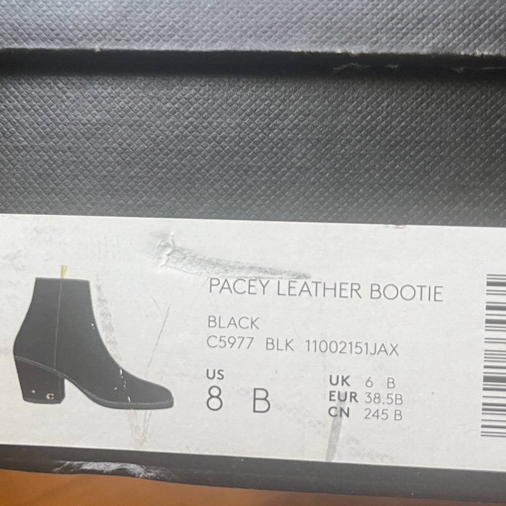 Coach Pacey Leather Bootie - Picture 9 of 11